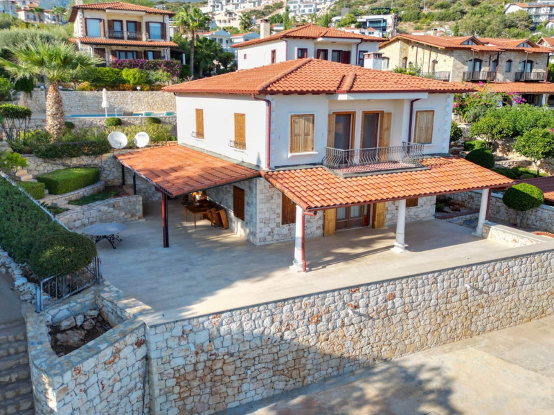 Kaş Properties For Sale in Kaş Peninsula 3 Bedroom Villa kasestateagent.com